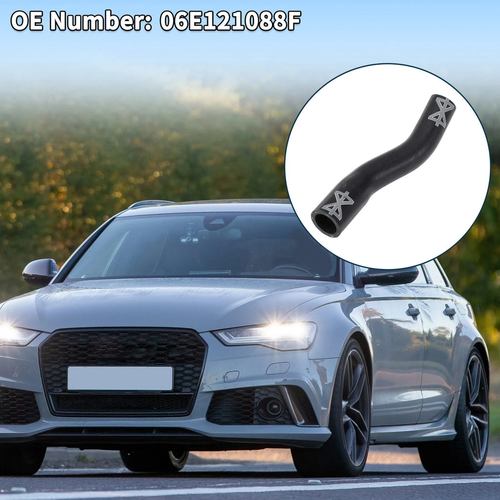 Radiator Hose Coolant Pipe Replacement for Audi A6 (2008–2011) Rubber Black
