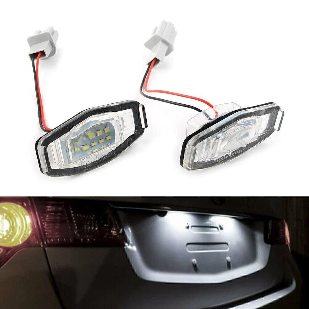 2X LED License Plate Light for Honda Accord Civic Acura TSX TL (2003–2012)