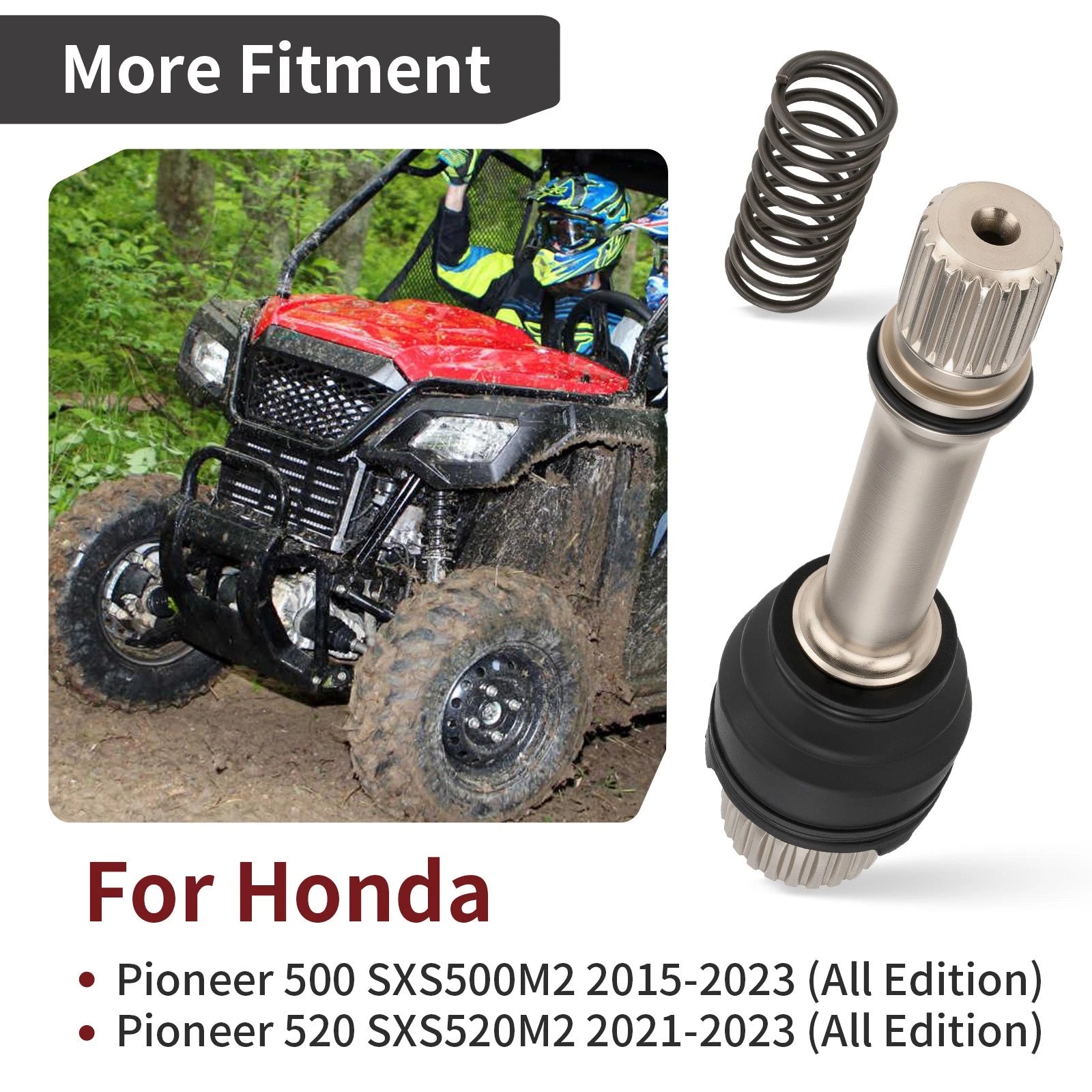 Rear Propeller Shaft for Honda Pioneer 520 SXS520M2 (2021–2023) 40200-HL5-A00