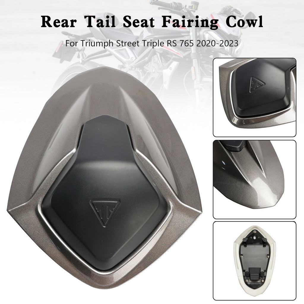 Rear Tail Seat Fairing Cowl Cover for Street Triple RS 765 (2020–2024) Gray