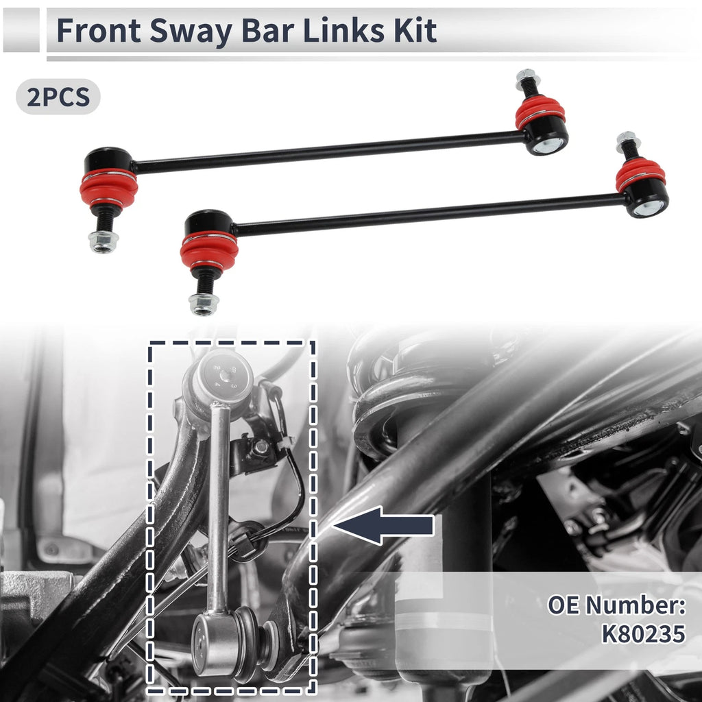 Front Stabilizer Bar Links Replacement for BMW 740i 1995-2001 (2 Pcs)