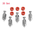 20pcs Carburetor Float Needle Valve Seat Kit for 398188 (3.5-6hp)