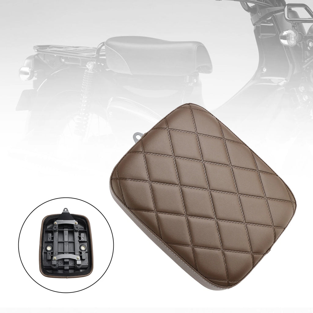 Rear Seat Passenger Cushion for Honda Cross Cub 110 (2023) - Brown Pu