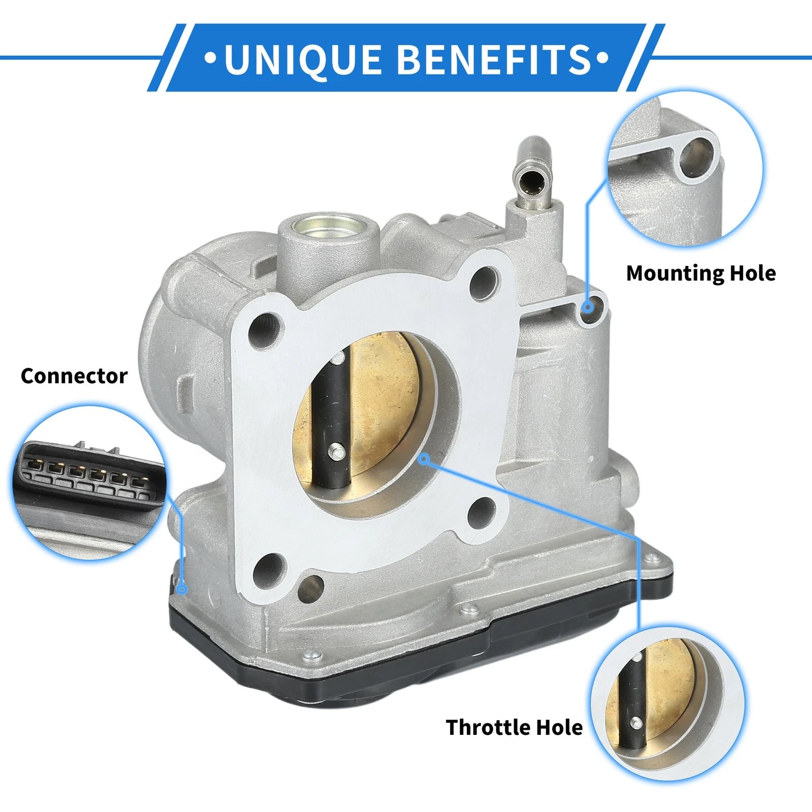 Throttle Body Replacement for Toyota Yaris 1.5L 2007–2018