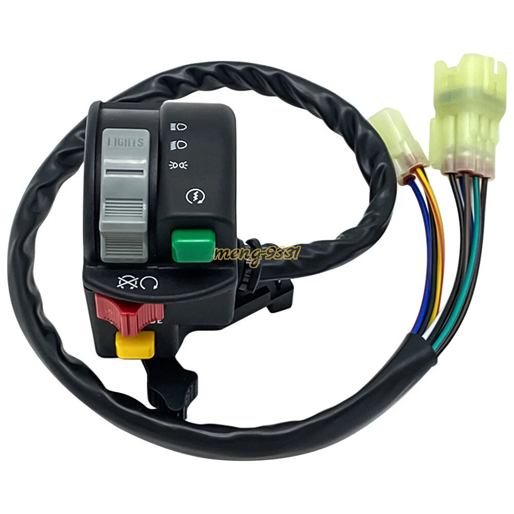 Left Handlebar Control Start Stop Headlight Switch for Arctic Cat 150-300 (2000-2023)