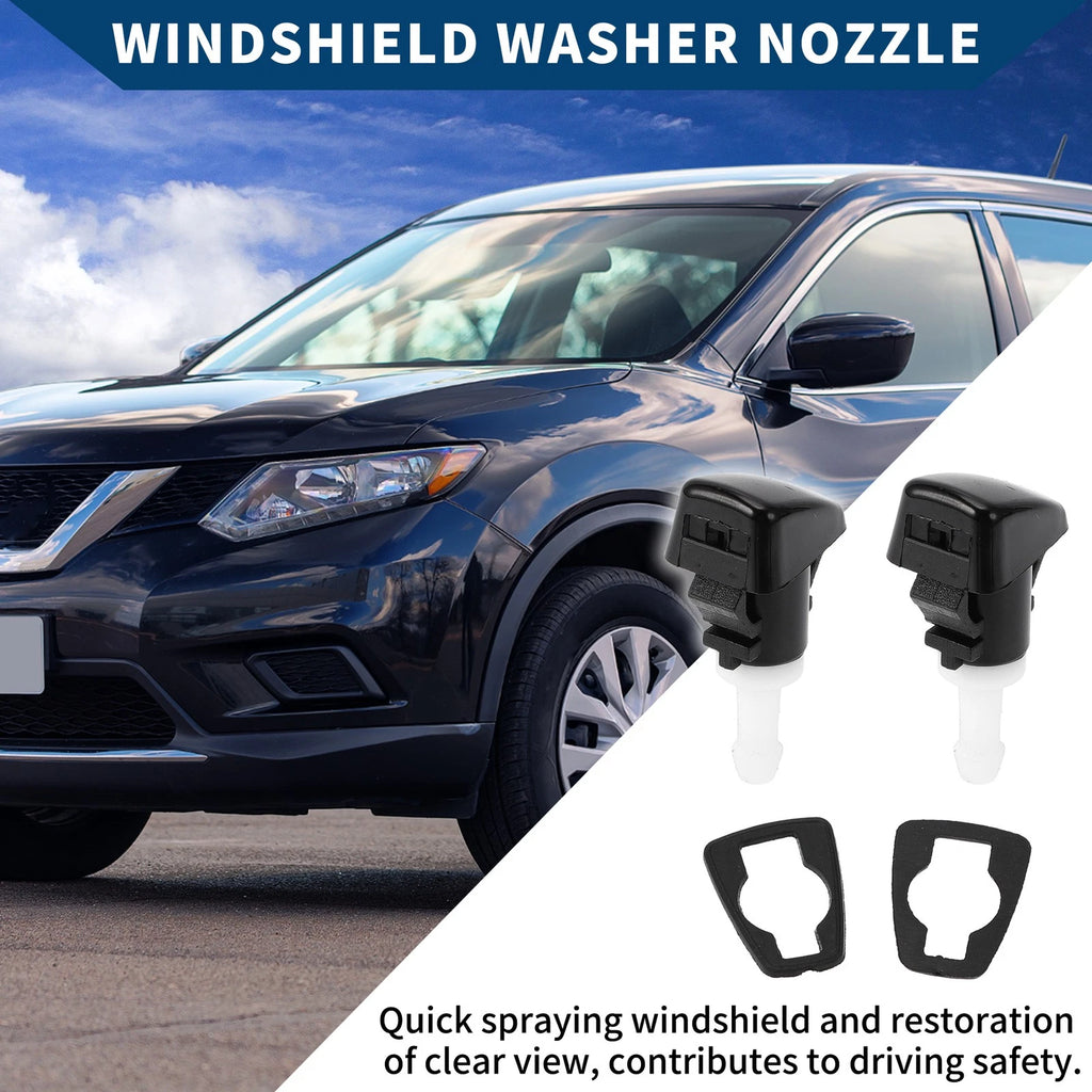2pc Front Windshield Washer Nozzles Replacement for Dodge Durango (2011–2023)