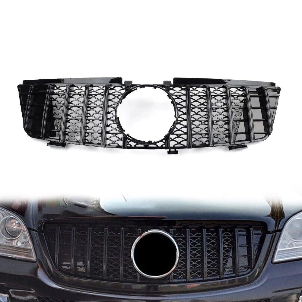GTR Style Front Bumper Grille for Benz ML Class W164 (2005–2008)
