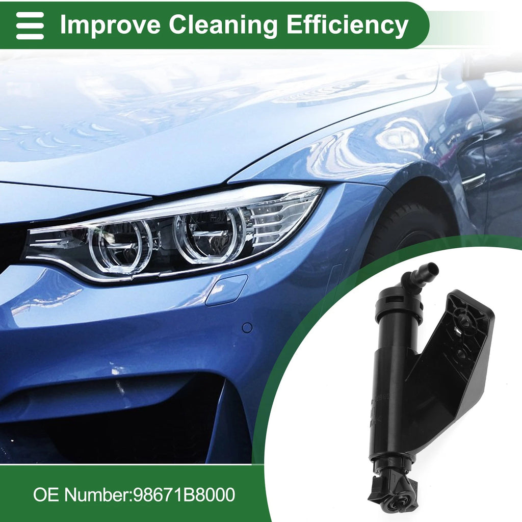 Front Driver Side Headlight Washer Nozzle Replacement for Hyundai Santa Fe (2013–2018)