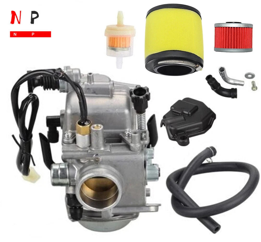 Carburetor + Air Oil Filter for Honda Rancher 350, Fourtrax 300 (2000–2006)