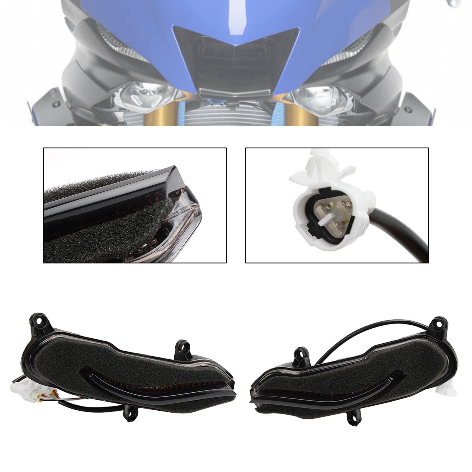 Headlight Guard Protector Cover Kit for Yamaha YZF-R6 (2017)