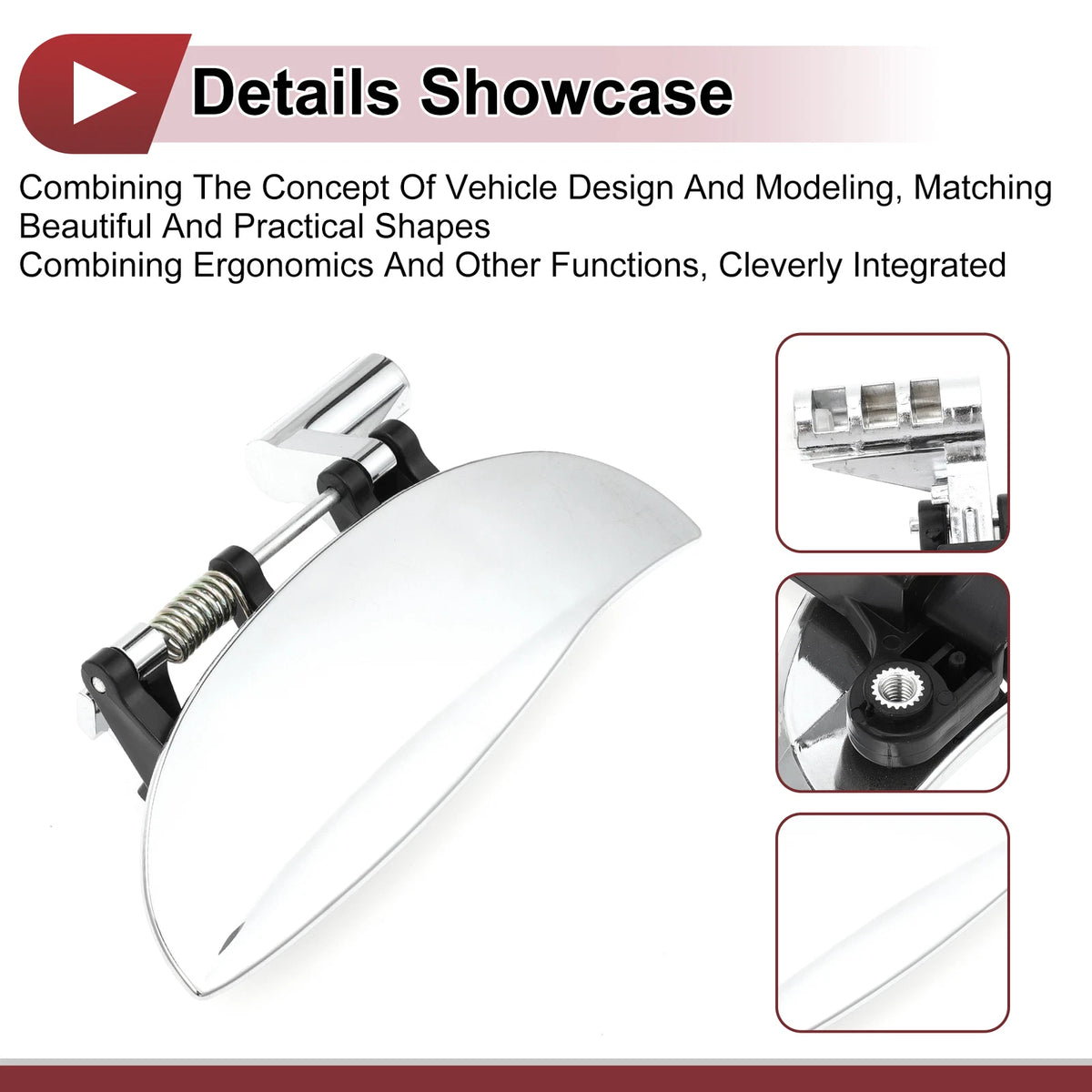 Car Exterior Door Handle for Hyundai Atos (1997–2004) No. 8265002000 Silver Tone