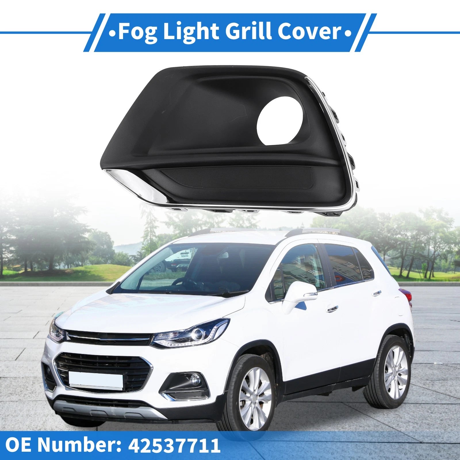 Front Left Fog Light Grill Replacement for Chevrolet Trax (2017–2020)