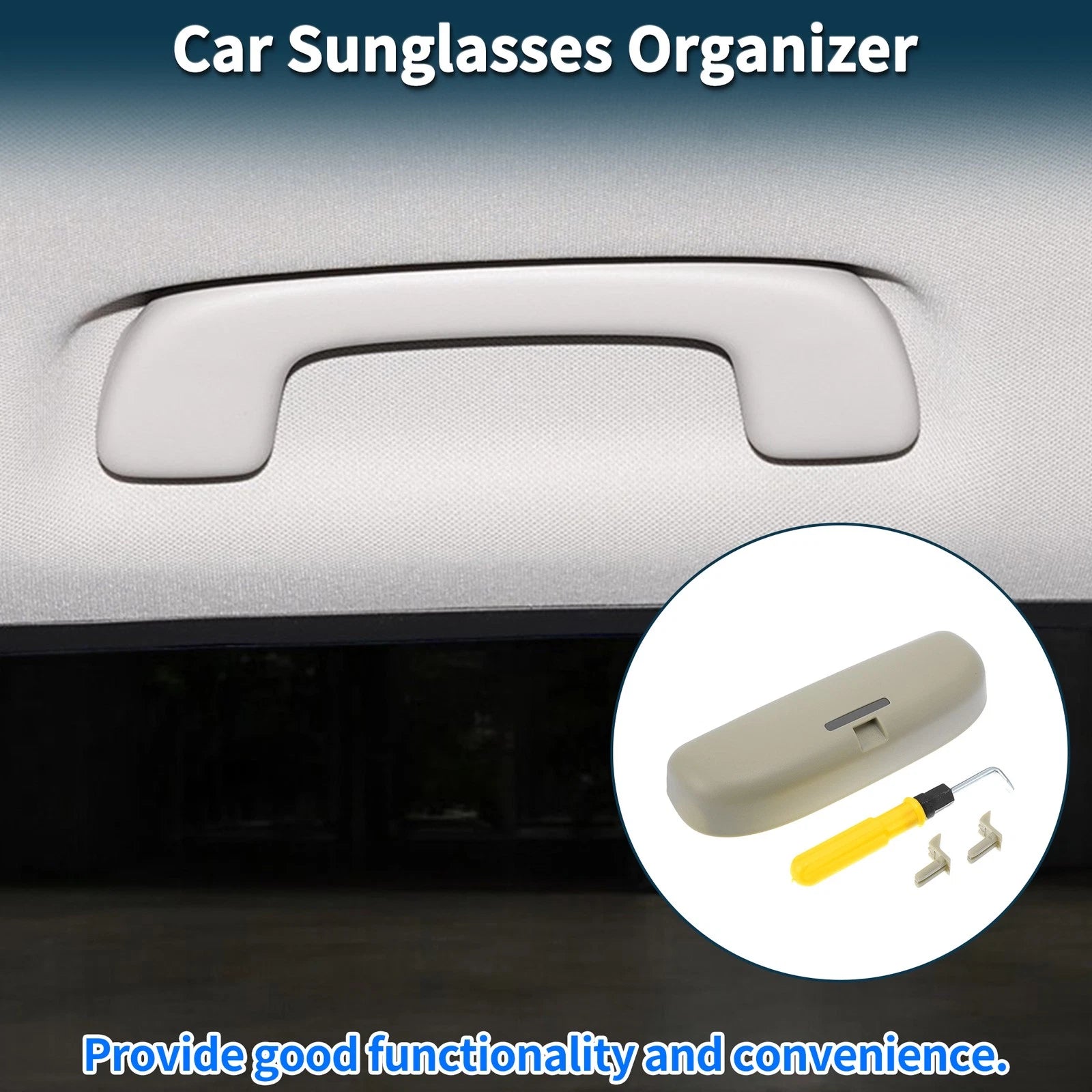Car Sunglasses Case Storage Box for Audi A3 (2012–2021) Eyeglasses Holder