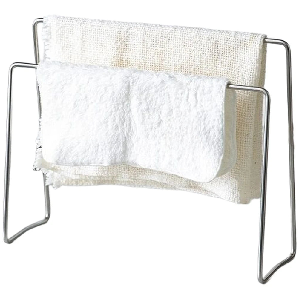 Stainless Steel Dishcloth Rack for Cooking Convenience