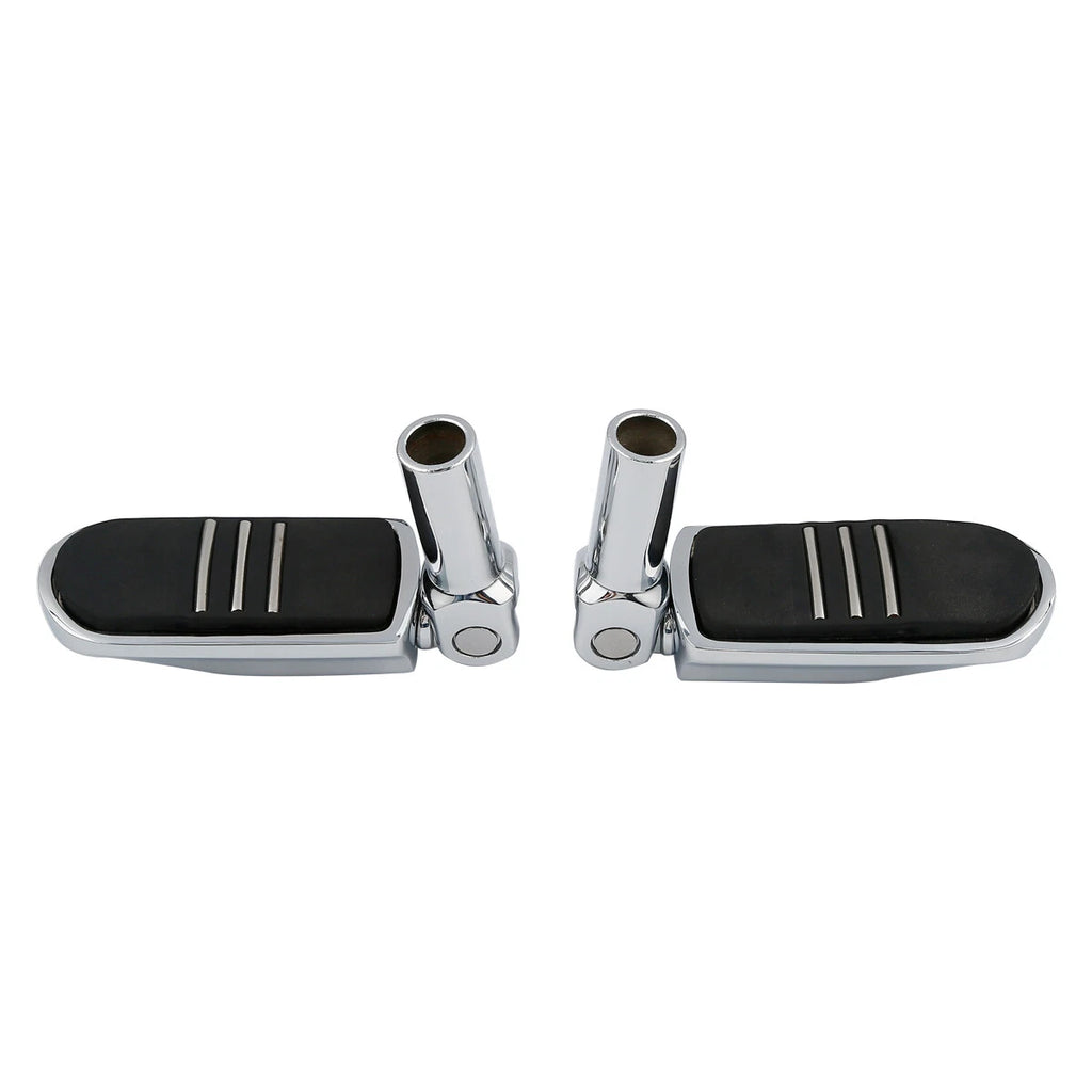 Chrome Rear Footpegs Mount for Harley Softail FLS FLSTSB (2008–2017)