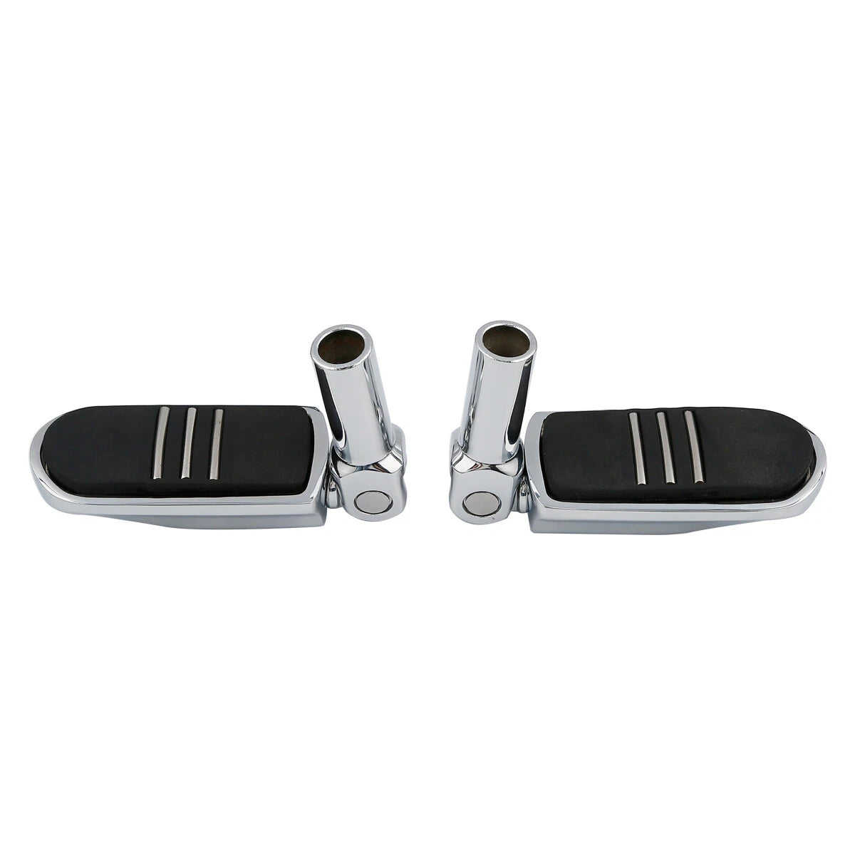Chrome Rear Footpegs Mount for Harley Softail FLS FLSTSB (2008–2017)