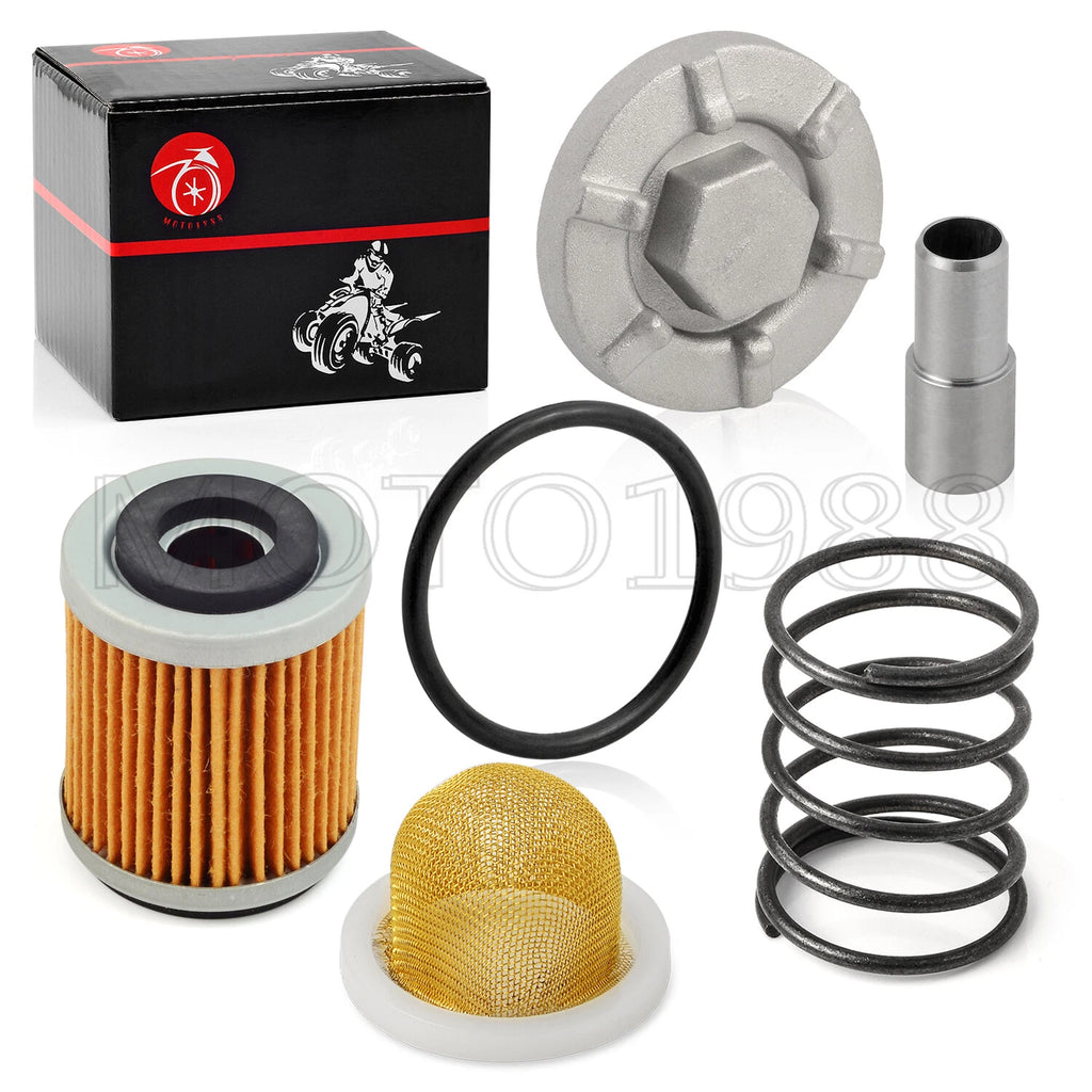 Oil Drain Plug, O-Ring, Strainer for Yamaha Wolverine 350 (1995–2004)