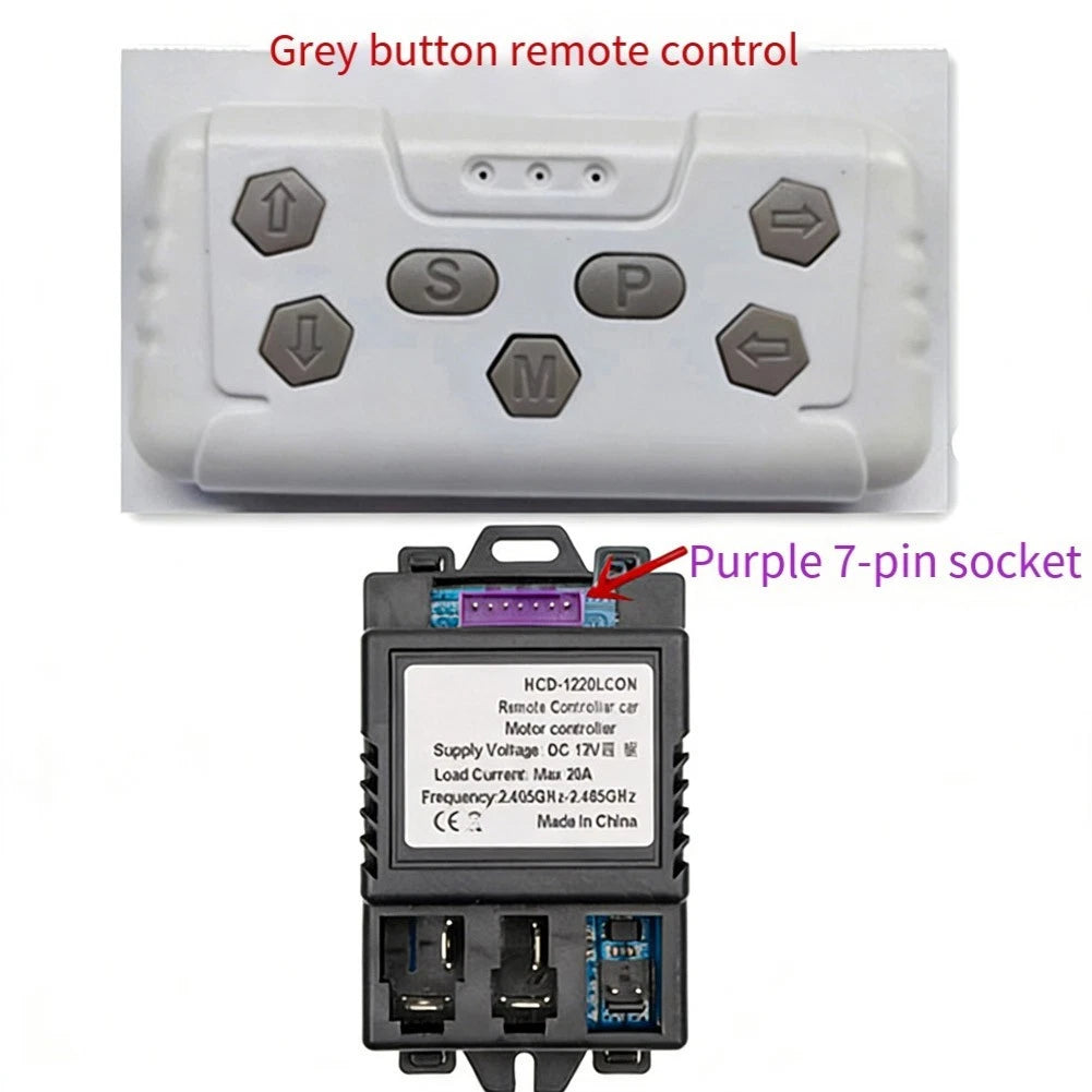 DC12V Remote Receiver HCD-1220LCON for Children's 3 Wheel Electric Vehicles