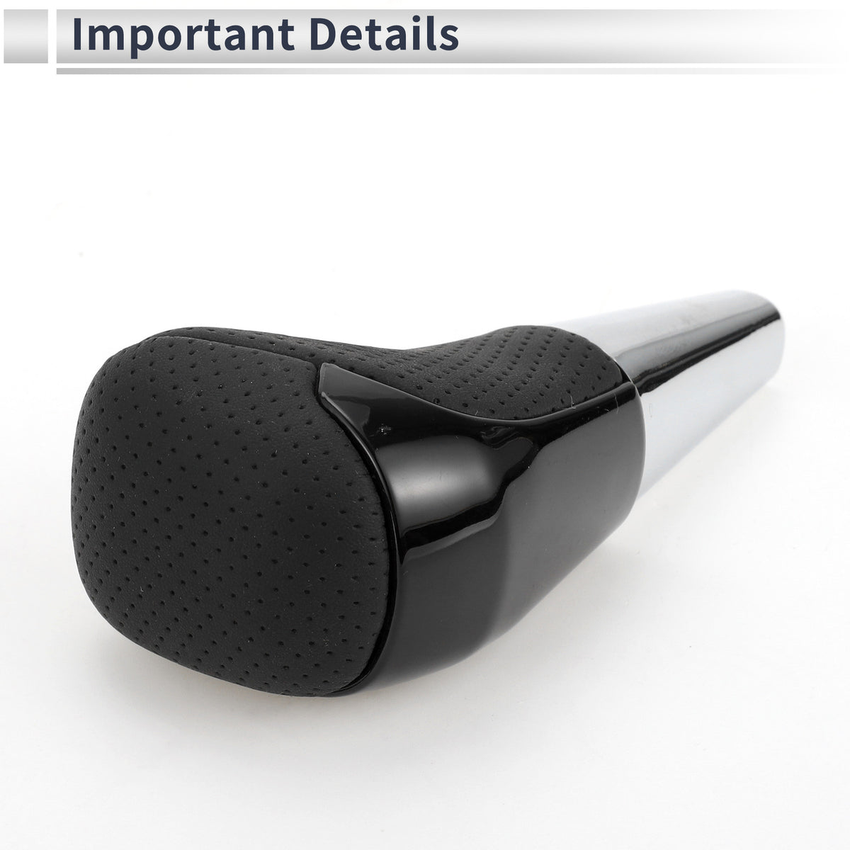 Gear Shift Knob Replacement for Lexus LS430 (2001–2006) Faux Leather Black