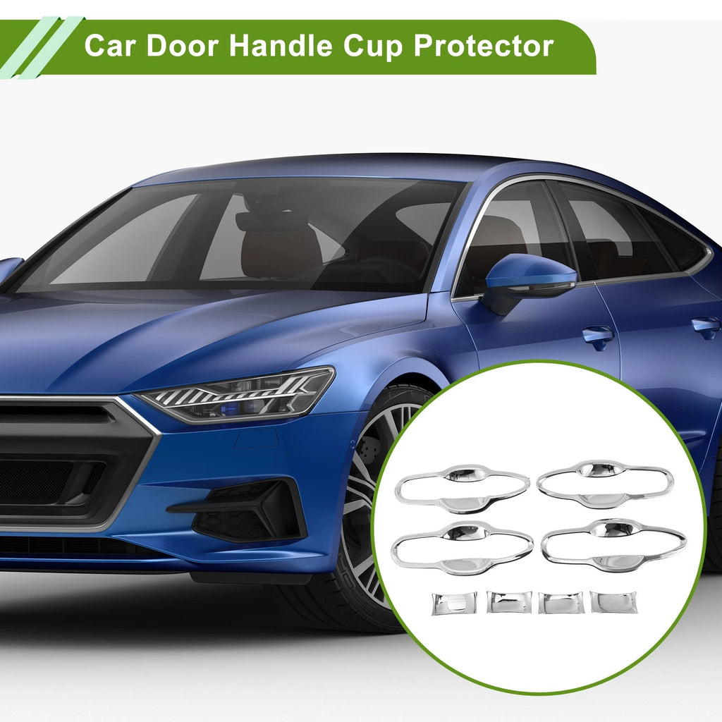 Door Handle Cup Protector for Toyota Camry (2018–2024) Chrome 8 Piece Set