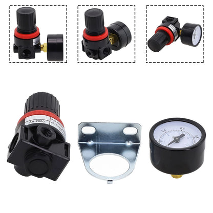 Air Pressure Regulator 1/4 NPT for Compressed Air