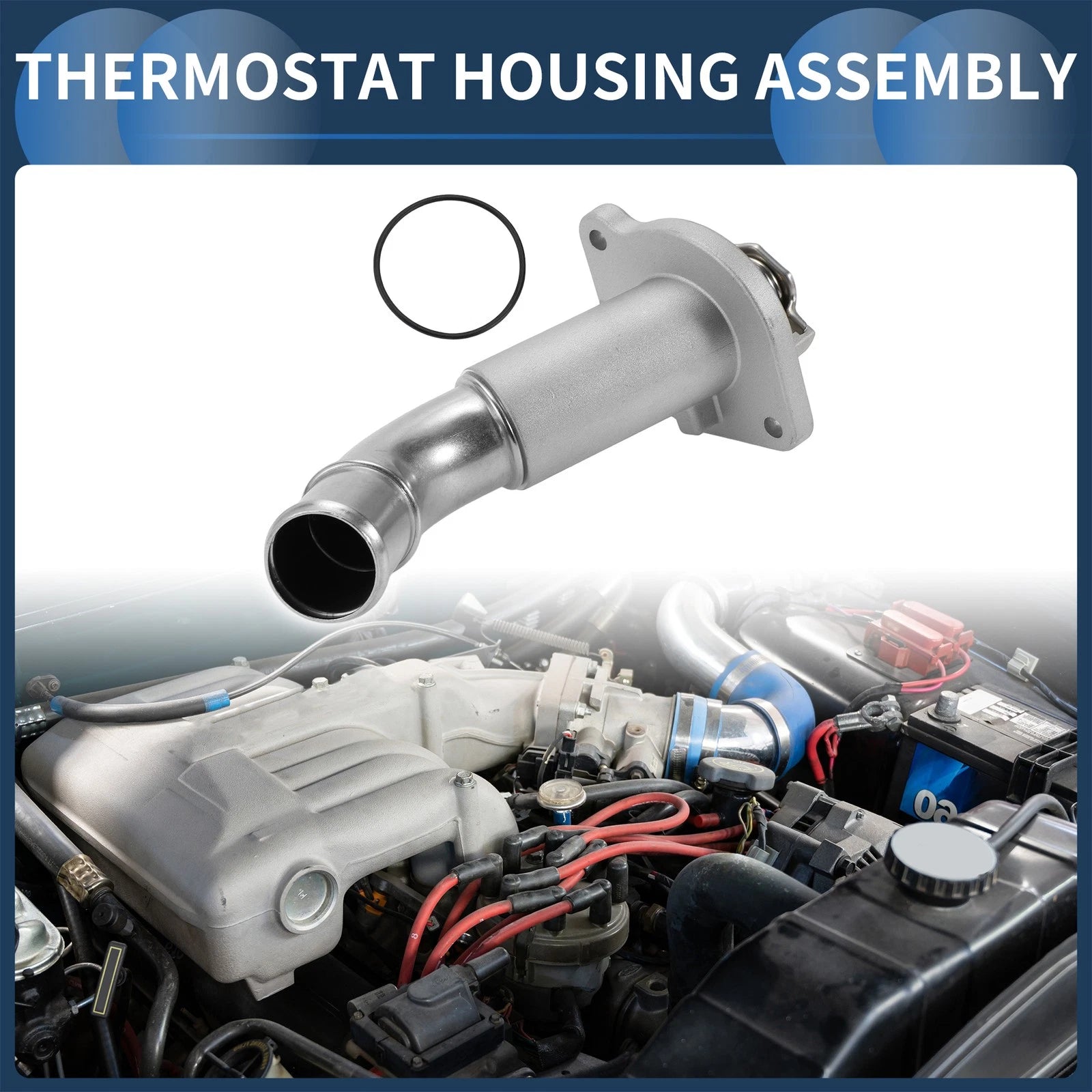 Thermostat Housing Replacement for GMC Envoy Chevrolet Trailblazer (2002–2009)