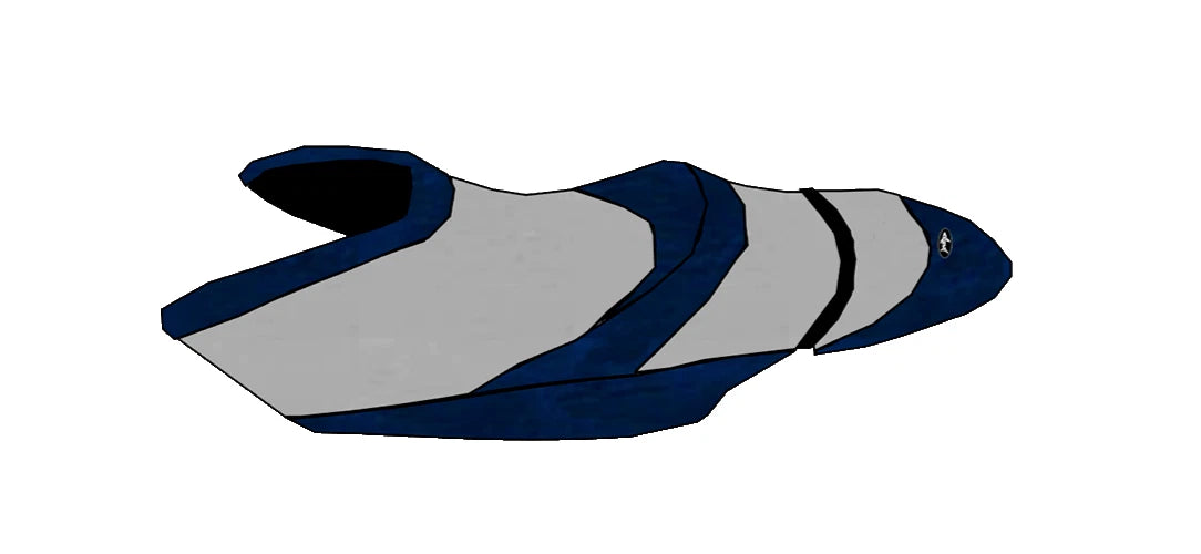 Seat Cover for Yamaha FZR (2012–2016) Blacktip SHO Dark Blue Gray