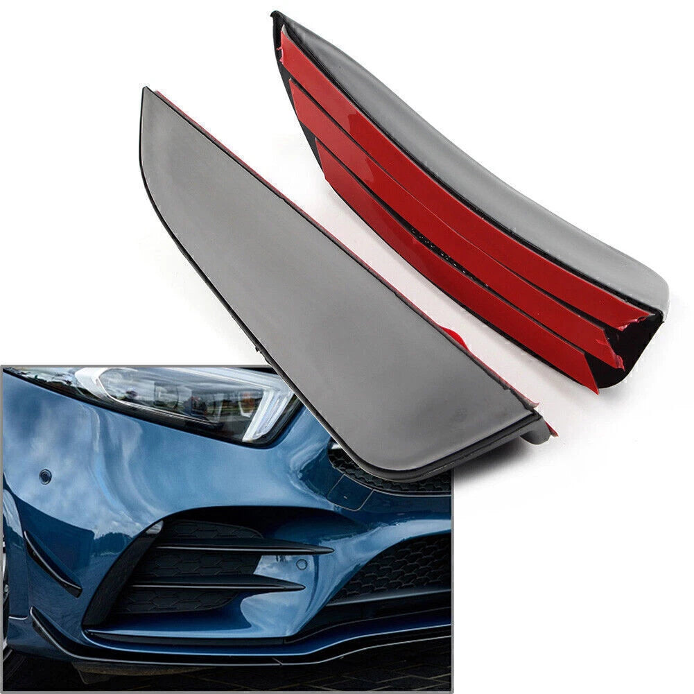 Front Bumper Lip Splitter Spoiler Canards for Benz A-Class W177 (2019–2023)