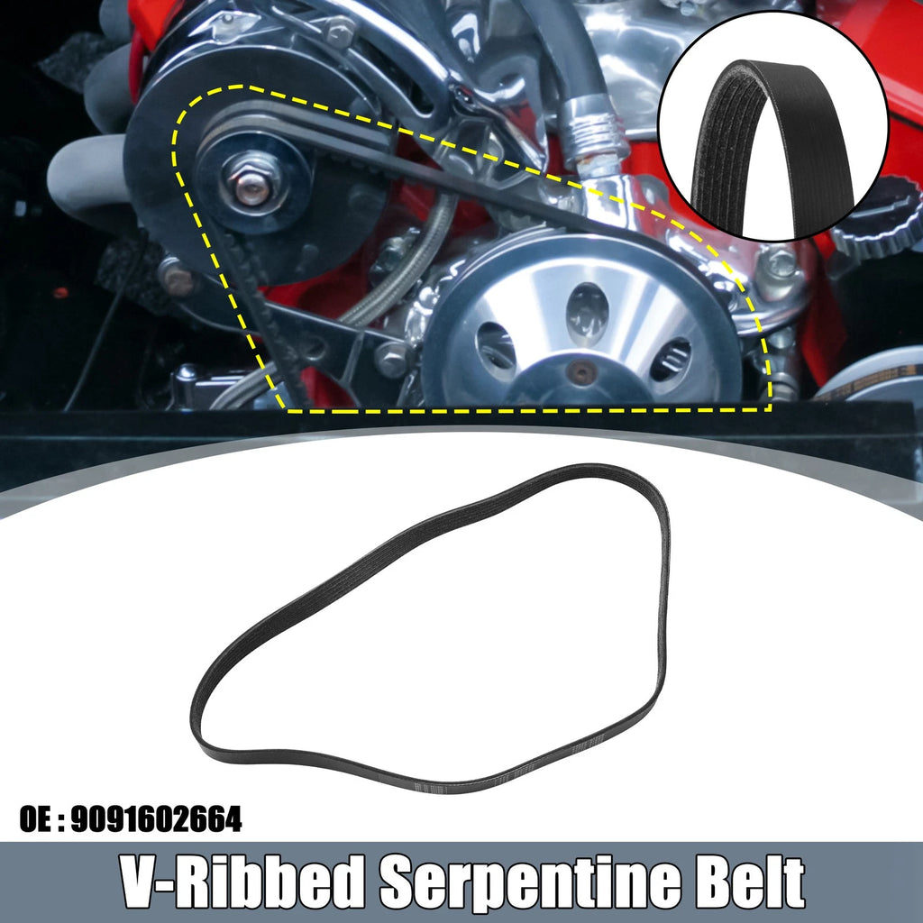 V-Ribbed Serpentine Drive Belt Replacement for Toyota Corolla (2011–2013)