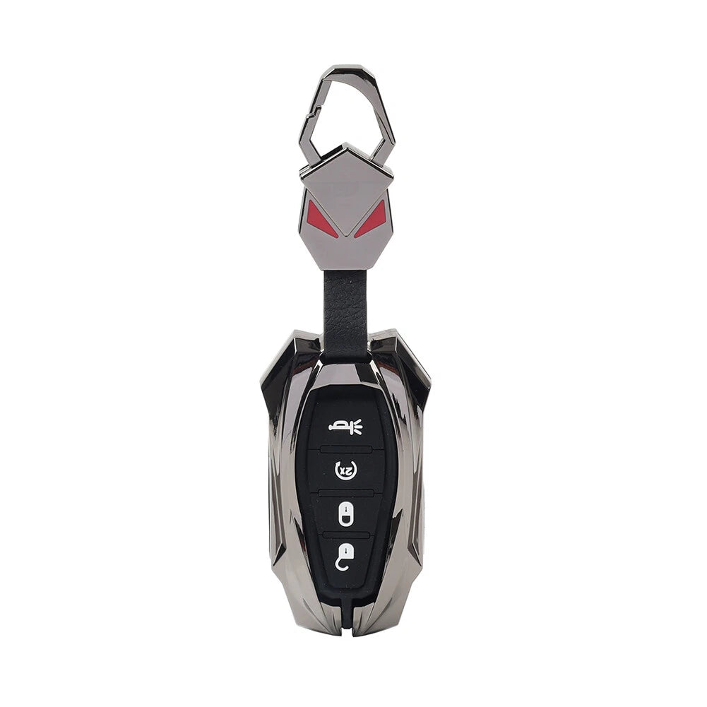 1pc Key Fob Cover for Dodge Ram 1500 (2019–2024) - Black 4BTN Protector Case