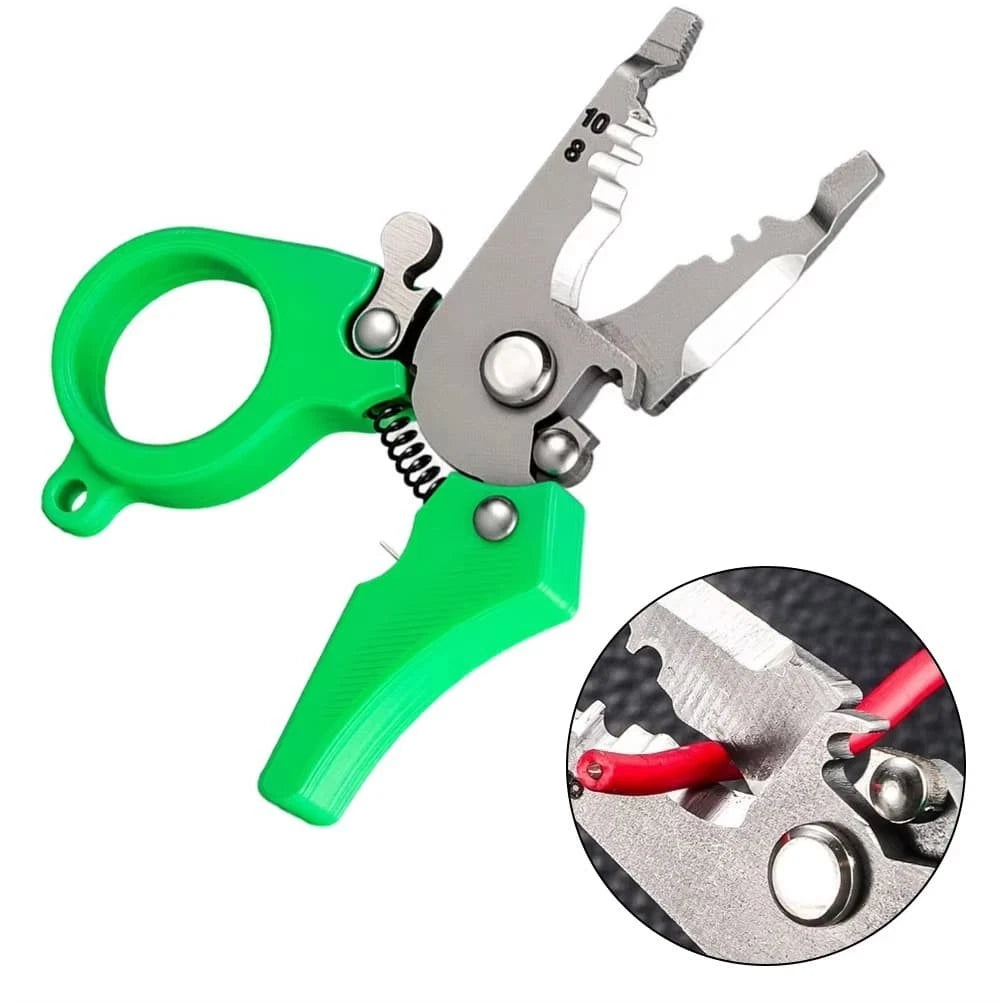 Wire Stripper Tool with Locking Feature for Automotive Use