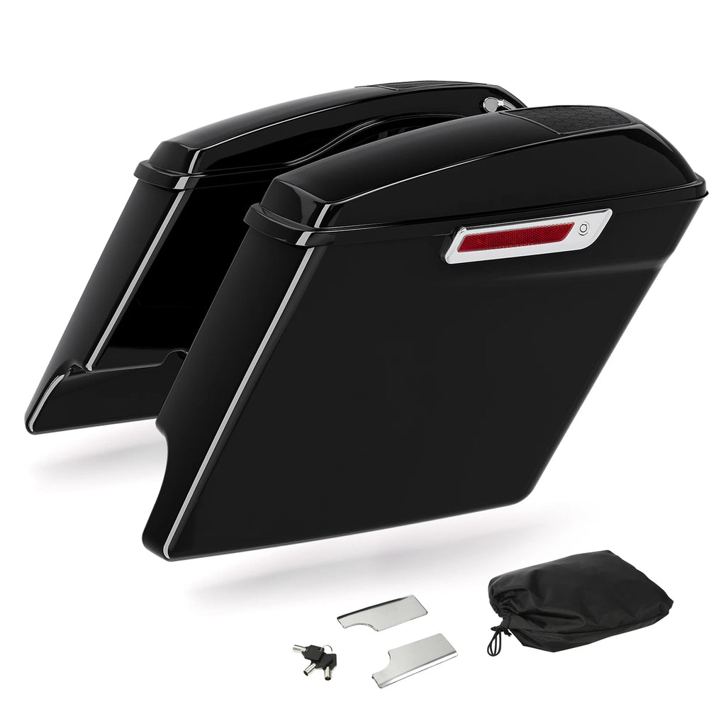 5'' Stretched Saddlebag Speaker Lid Cutout for Harley Touring (1993–2013)