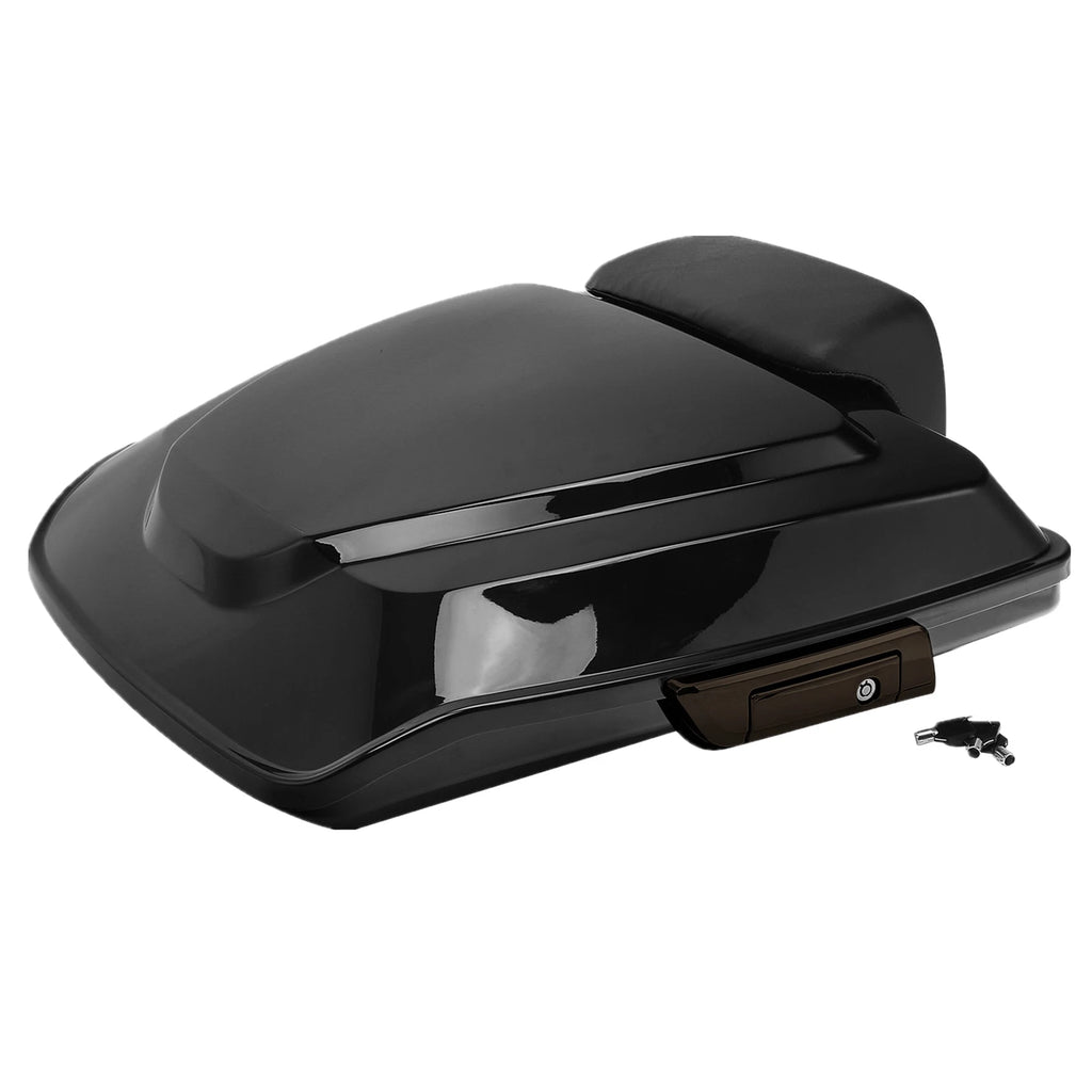 Black Razor Trunk Backrest Pad for Harley Touring Electra Road Glide (2014–2025)
