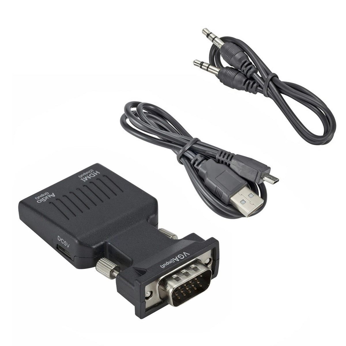 VGA to HDMI Adapter with Audio for PC to TV