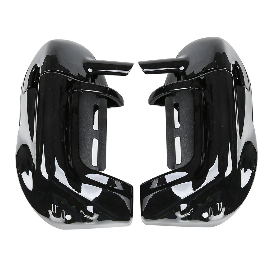 Black Lower Vented Fairing Speaker Grills for Harley Touring (1983–2013)