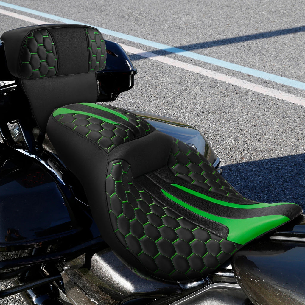 Chopped Passenger Backrest Pad for Harley Touring Glide (2014–2023)