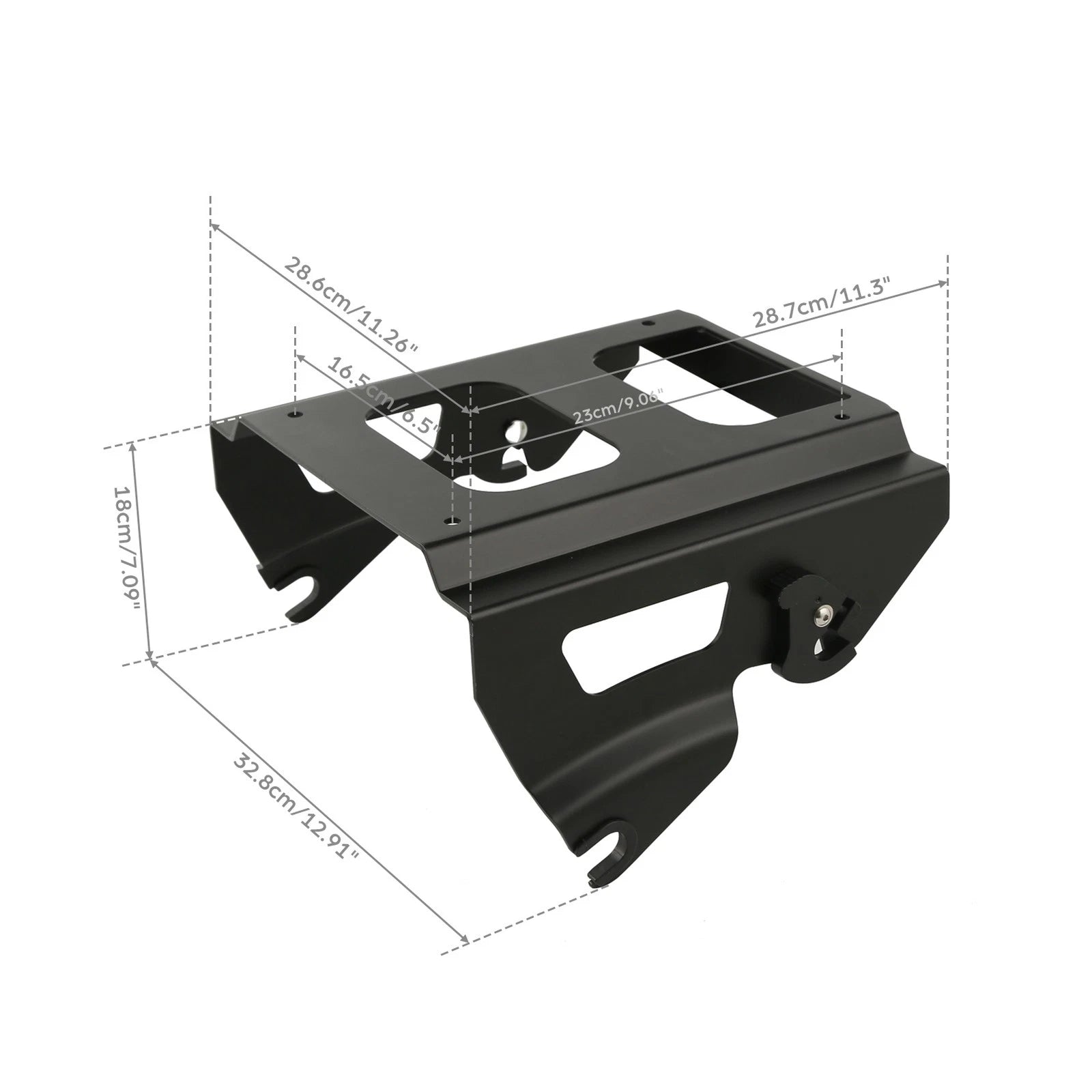 Solo Pack Mount Rack with Docking Kit for Harley Electra Glide (2009–2013)