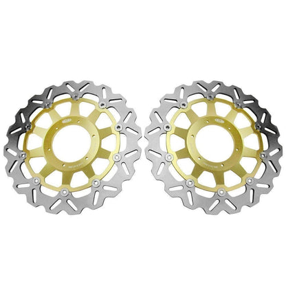 2X Front Brake Disc Rotors for Honda CBR 929RR (2000–2001) & CBR 954RR (2002–2003)