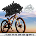 Bicycle Spokes Nipple Replacement Set 67mm Carbon Steel Universal (12G)