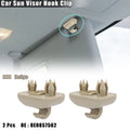 Sun Visor Hook Clip Retainer for Audi S4 Beige (2004–2015)