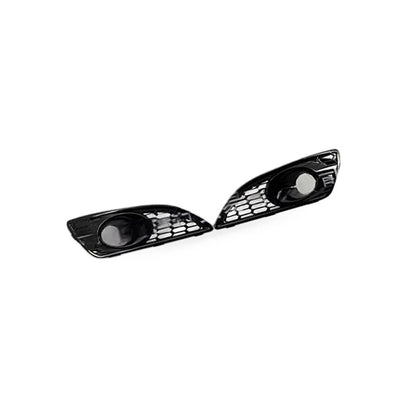Front Mesh Grille Fog Light Frame for Ford Fiesta (2013–2016)