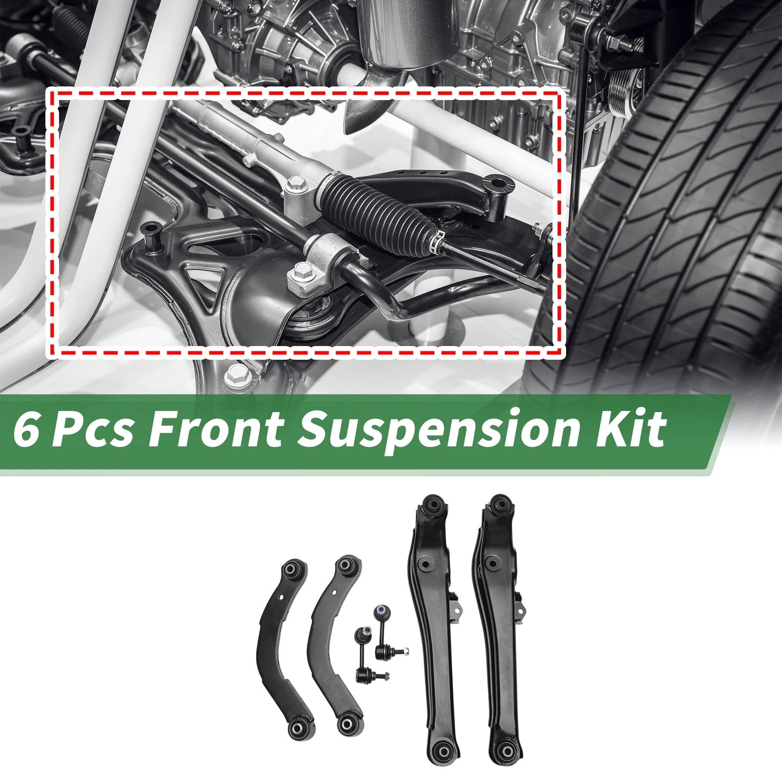 6X Rear Upper Control Arm Lateral Link for Jeep Compass (2007–2009) MS251007