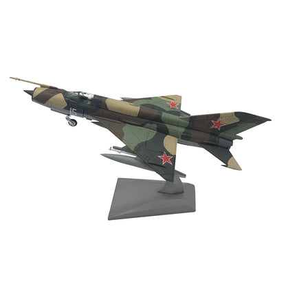 Mig-21 Alloy Aircraft Model for Classic Fighter (1/72 Scale)