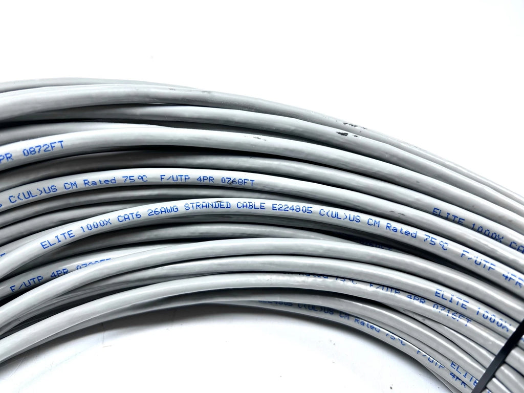 Cat 6 Stranded Cable 26AWG 1000X for Elite E224805 (285 ft)