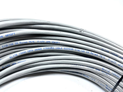 Cat 6 Stranded Cable 26AWG 1000X for Elite E224805 (285 ft)