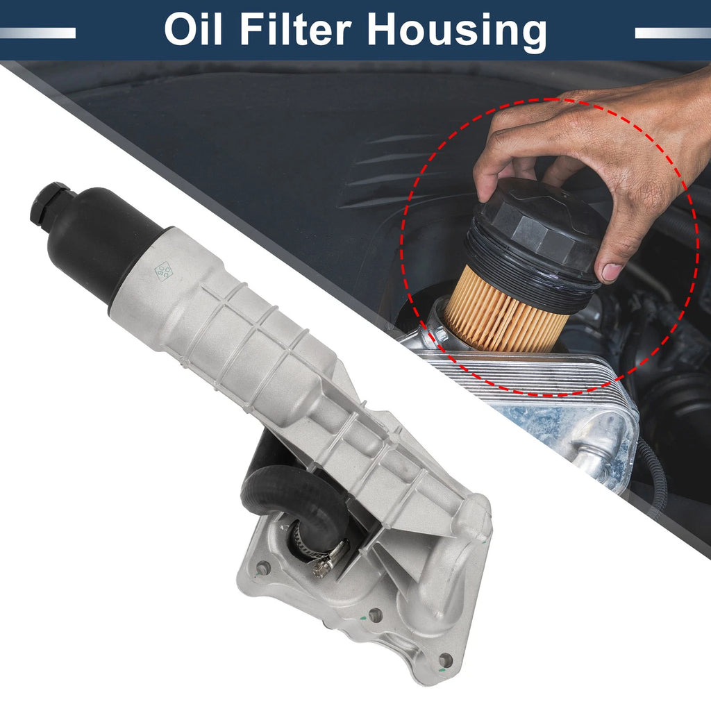Engine Oil Filter Base Housing Assembly for Mercedes-Benz SLK250 (2012–2015)