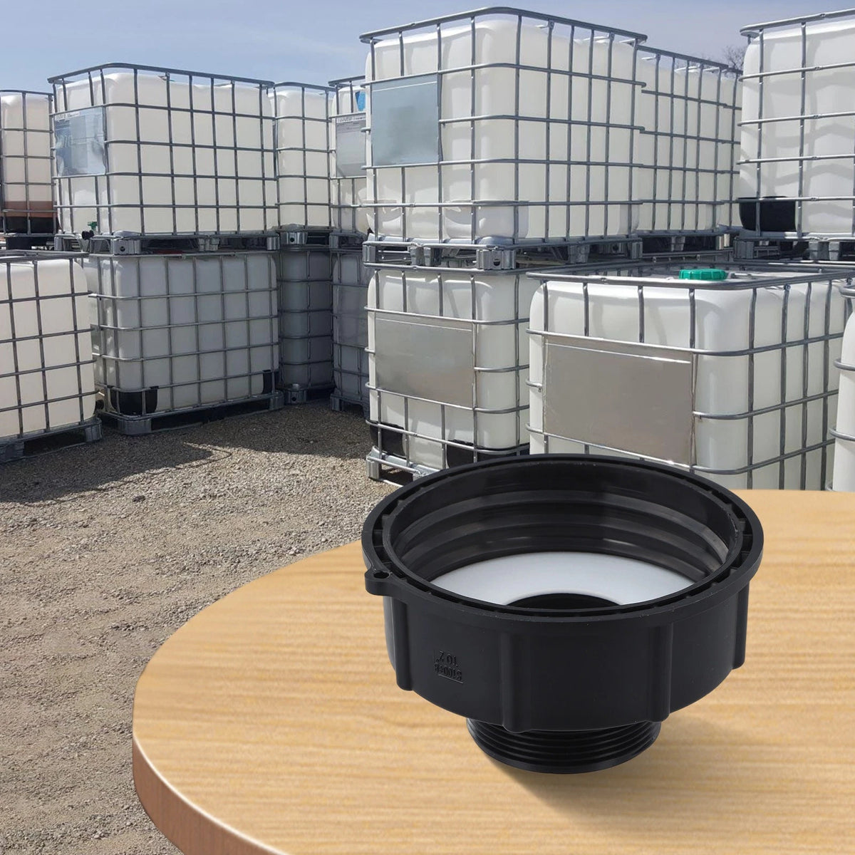Easy Connect IBC Adapter 100mm to 60mm for Ton Containers