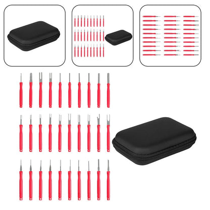 30Pcs Terminal Pin Removal Tool for Electrical Connectors