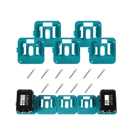 5Pcs Plastic Battery Mounts for Makita Battery