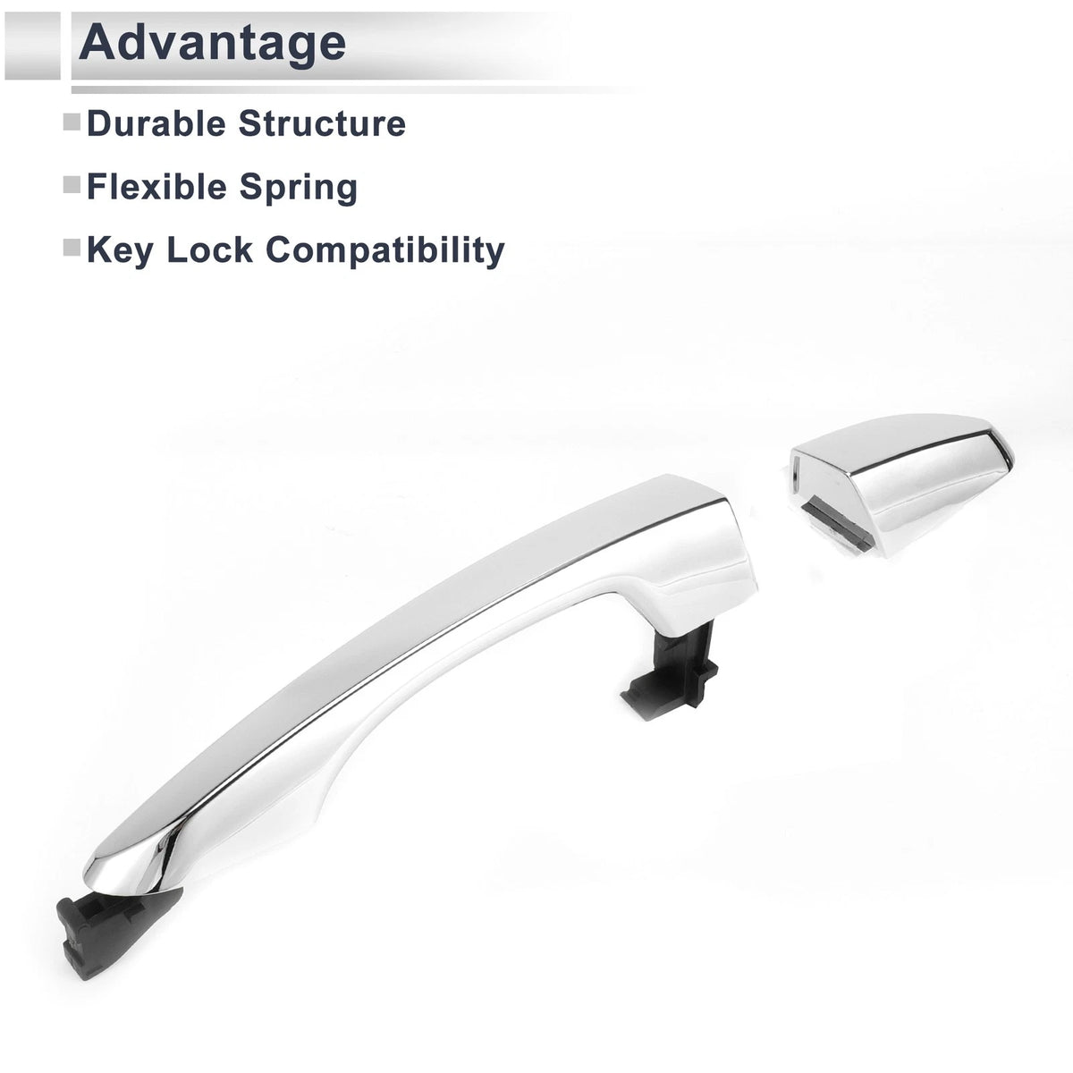 Rear Right Exterior Door Handle Replacement for Hyundai Tucson 2016-2020